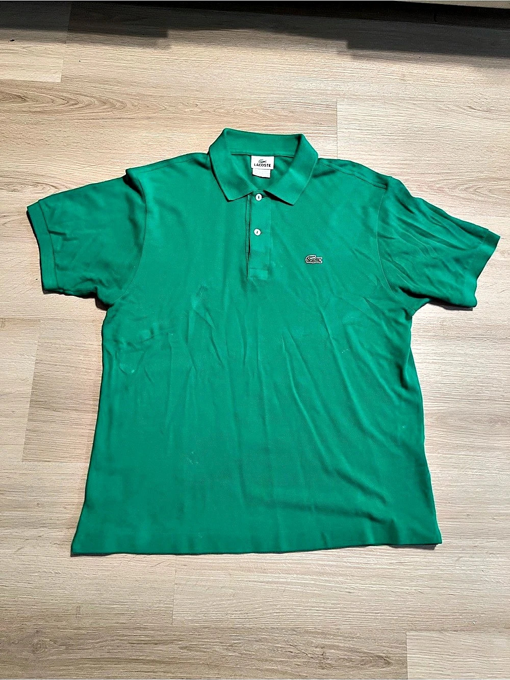 Lacoste Classic Fit L1212 Polo Shirt Green Short Sleeve Polo